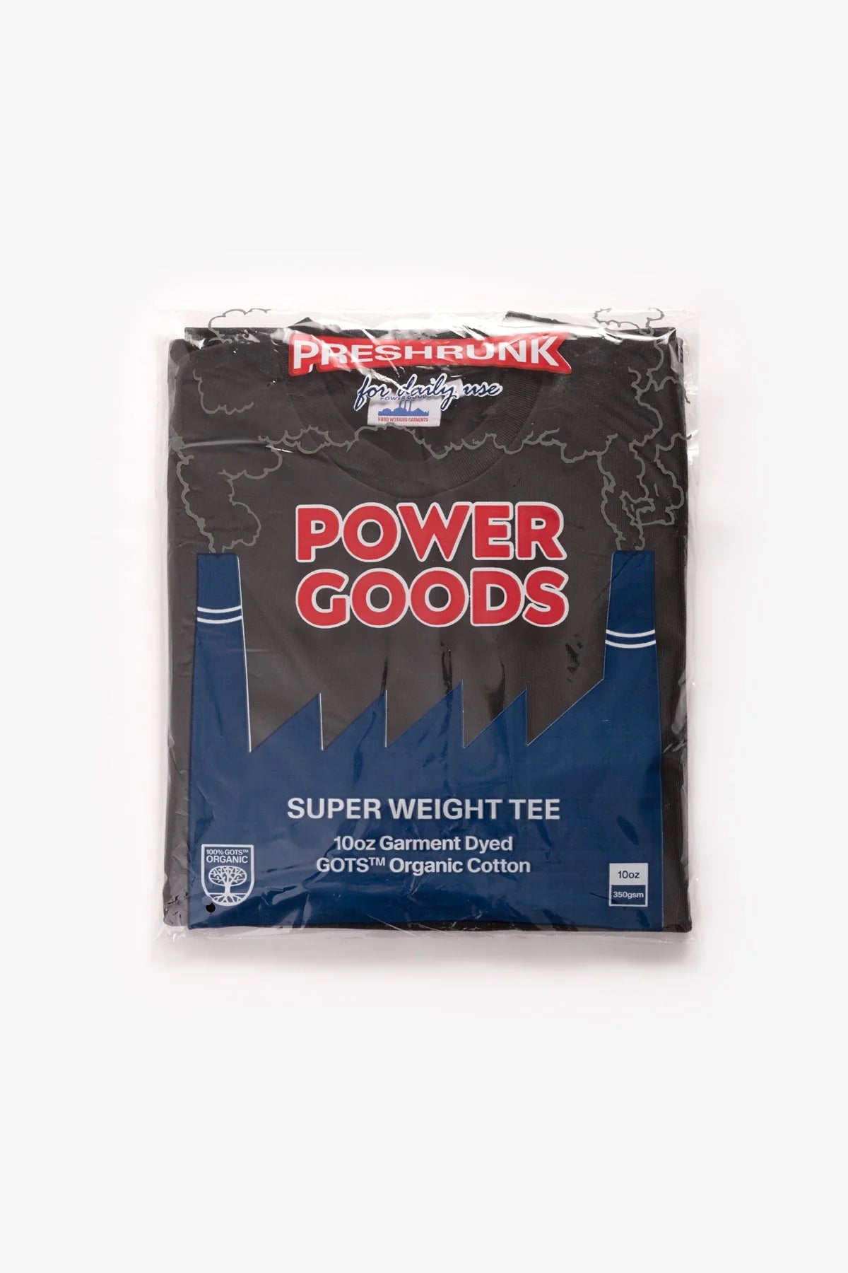 Power Goods Super Weight Tee in Black
