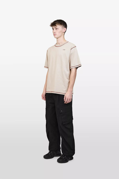 Elliker Rill Bark Beetle Print T-Shirt in Ash Grey