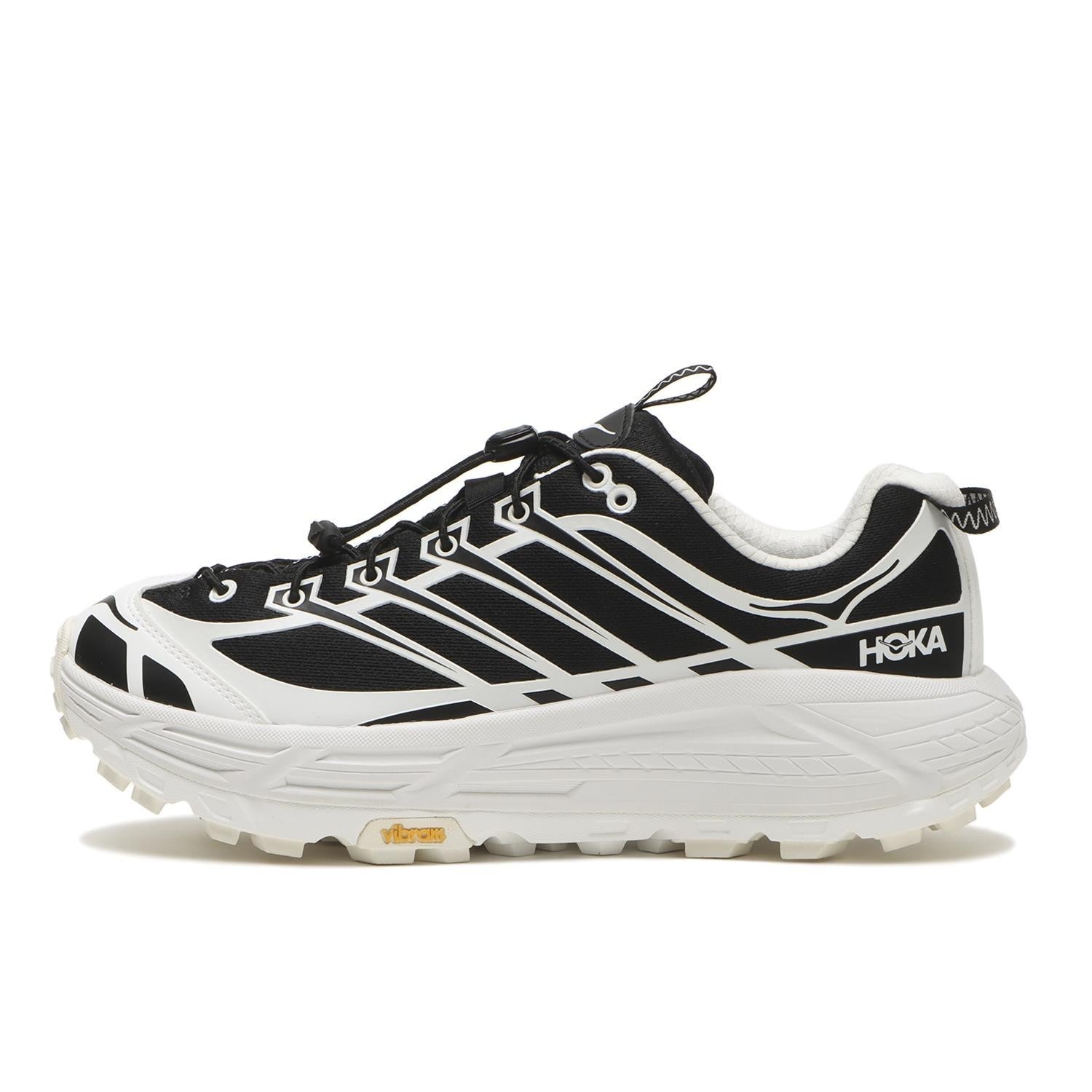 HOKA Mafete Three2 in Frost & Black