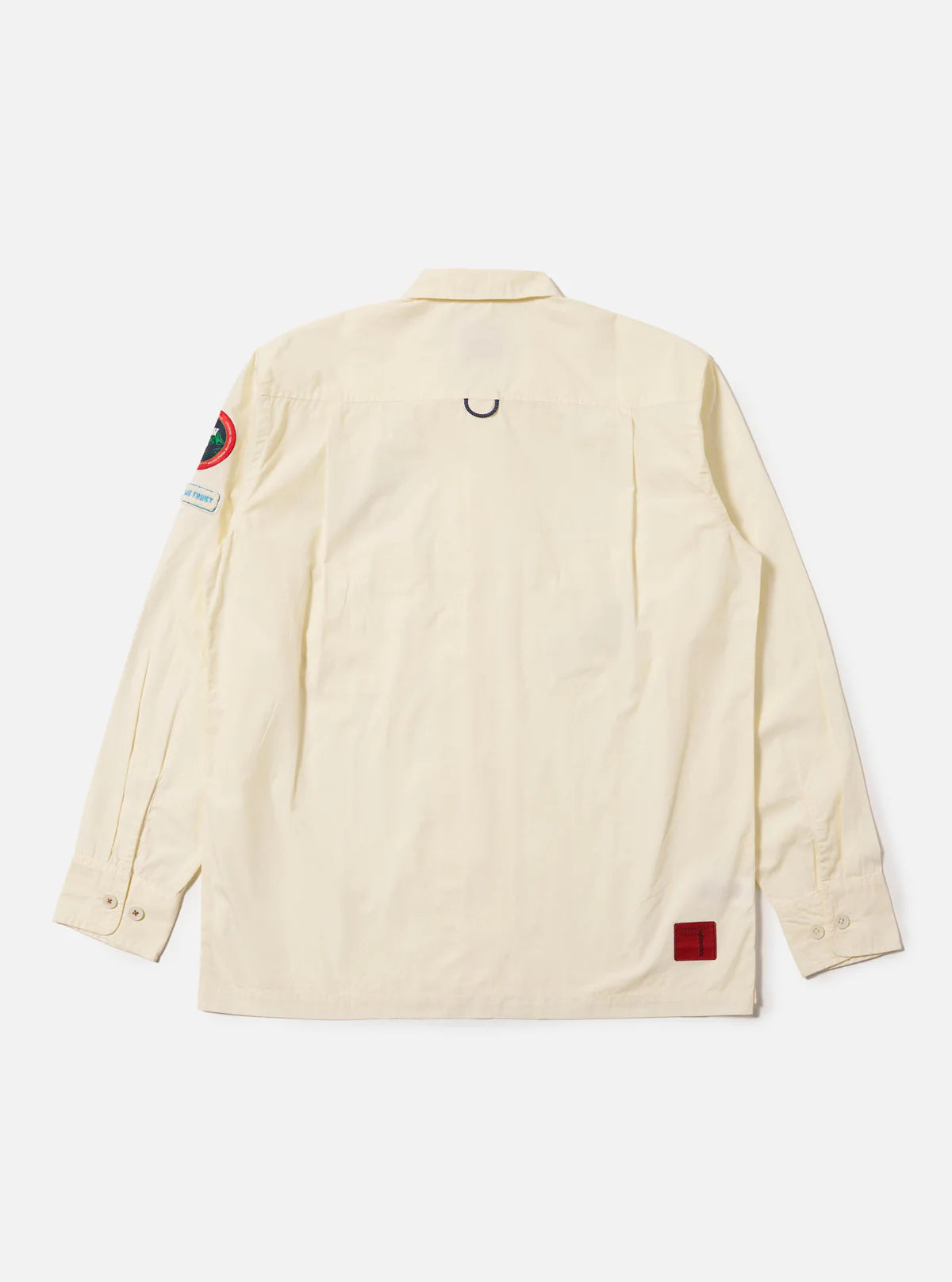 Universal Works x Topologie Broadcloth Utility Shirt in Ecru