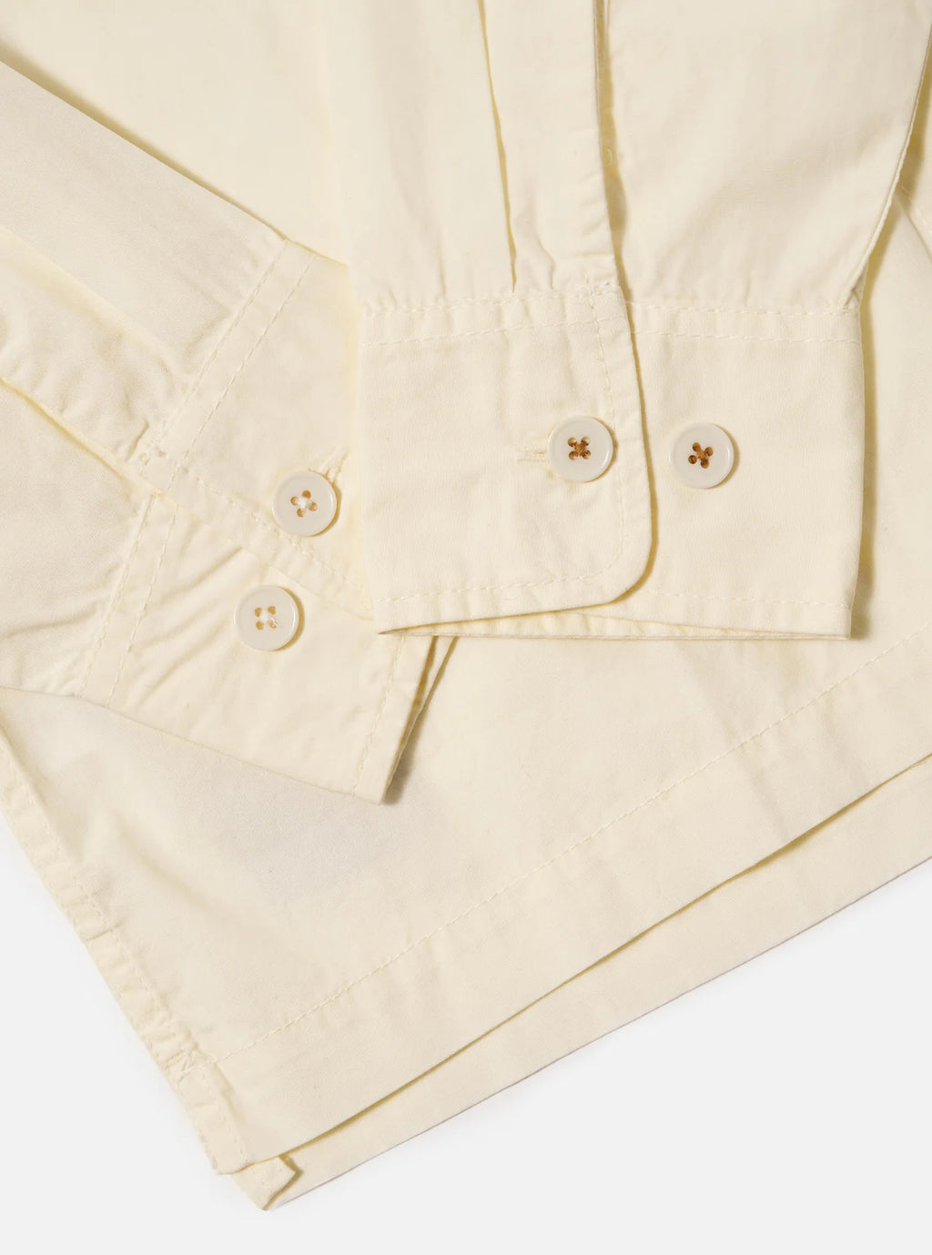 Universal Works x Topologie Broadcloth Utility Shirt in Ecru