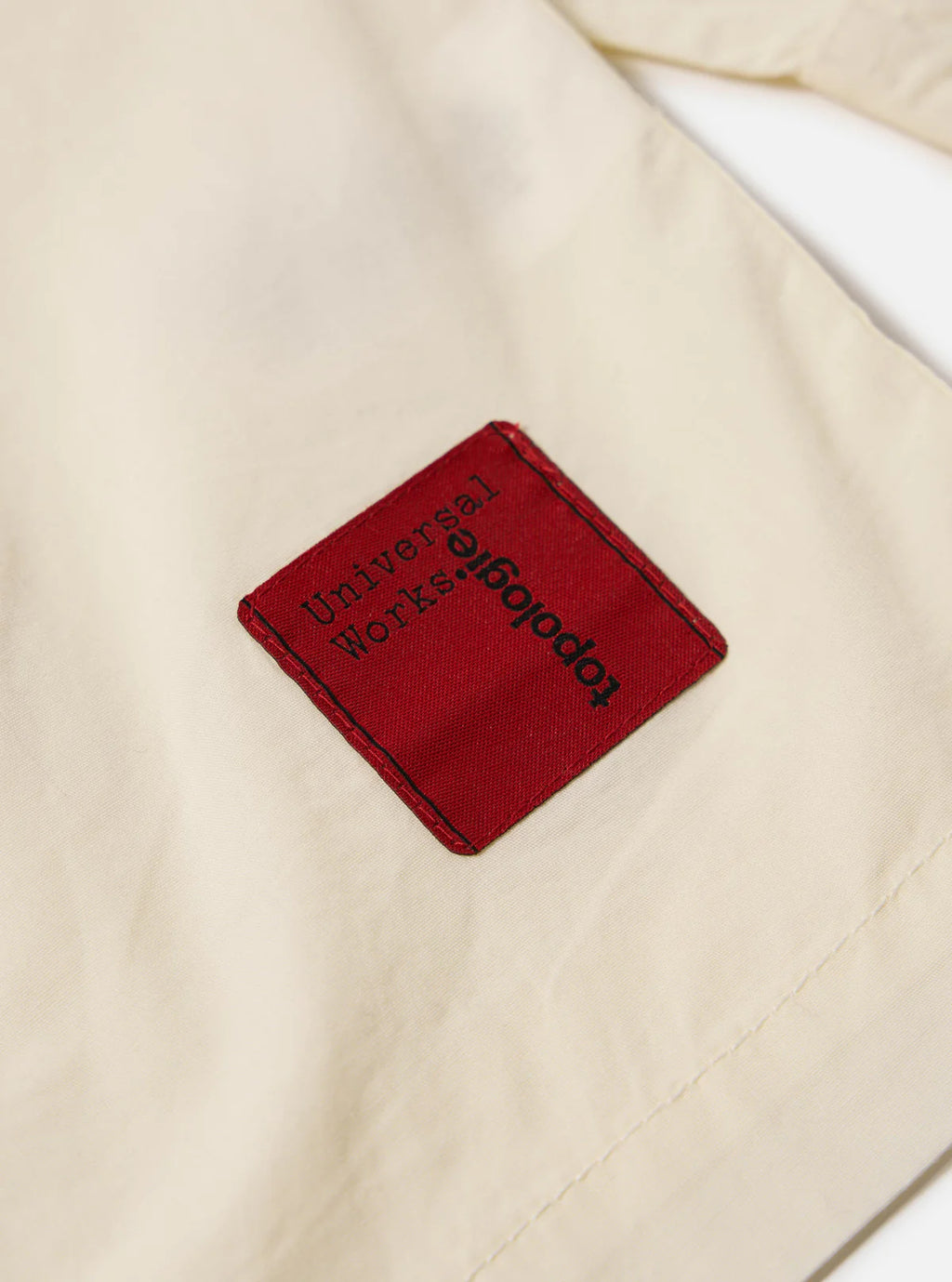 Universal Works x Topologie Broadcloth Utility Shirt in Ecru