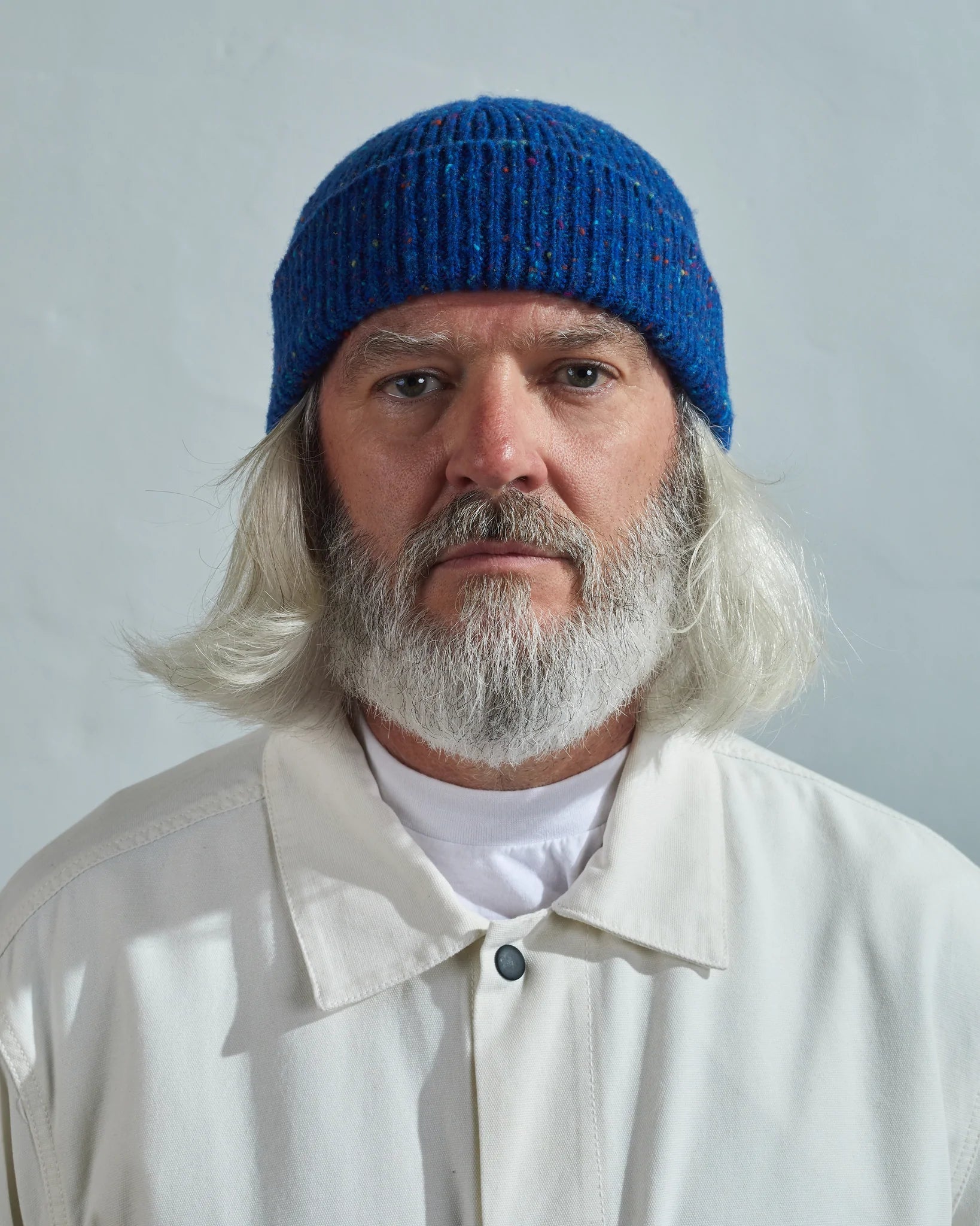 Uskees 4003 Speckled Donegal Wool - Ultra Blue
