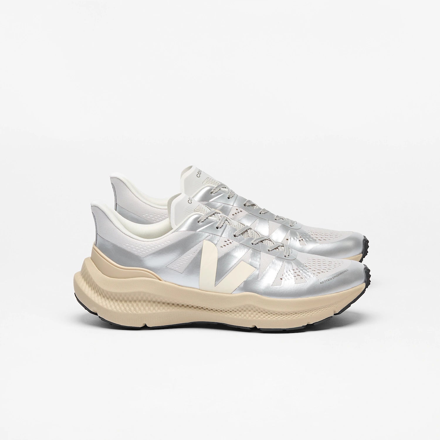 VEJA Condor 3 Advanced Engineered Mesh Silver Cashew Almond