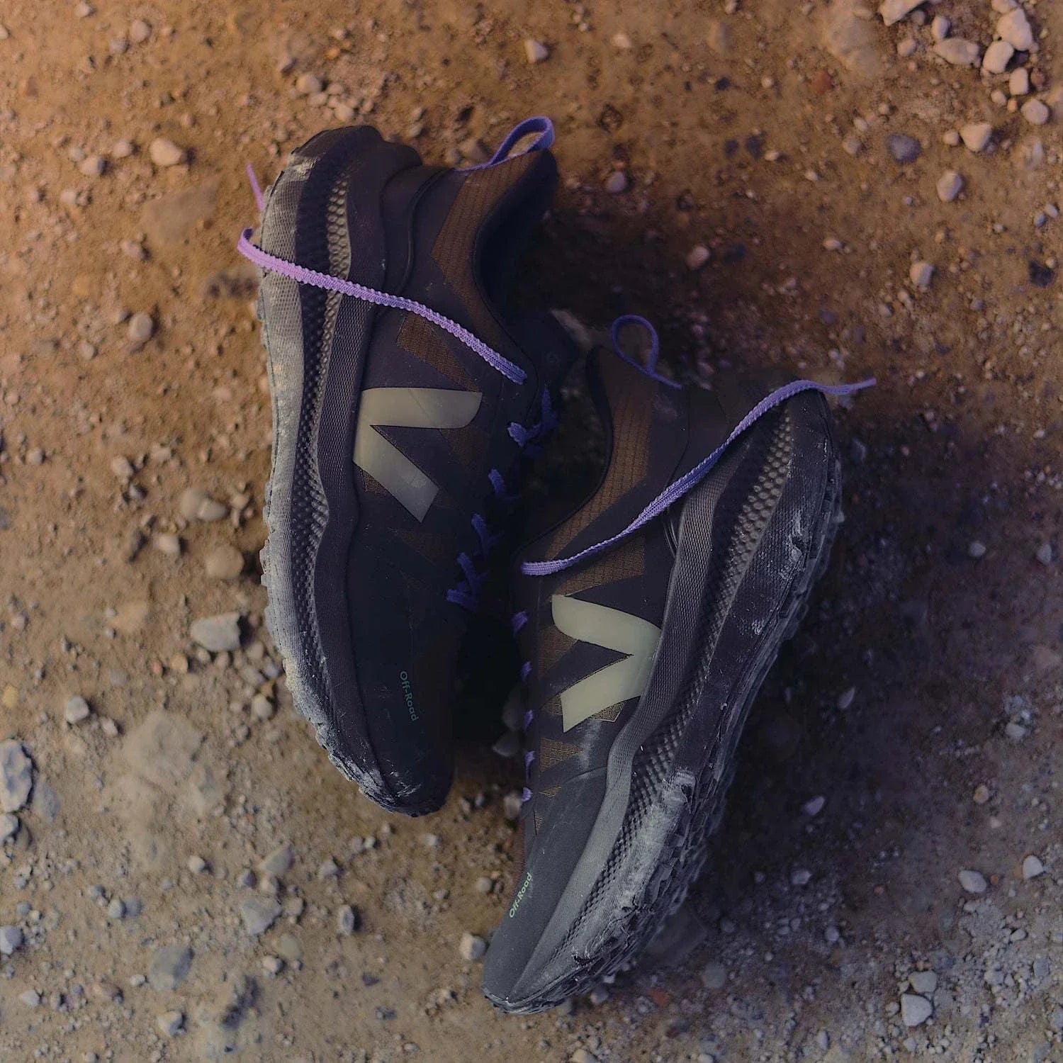 VEJA x Jolie Foulée Condor 3 Off Road Ripstop Eagle Black running shoe with recycled mesh and Amazonian rubber outsole