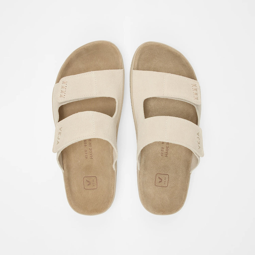 VEJA Etna Suede Sandal in Pierre Almond