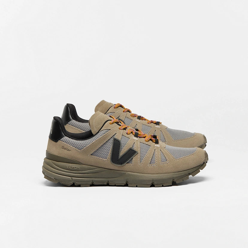 VEJA Salar Alveomesh in Ardoise Taupe Black