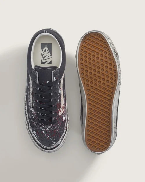 Vans Premium LX Old Skool 36 Paint Splatter in Charcoal Grey